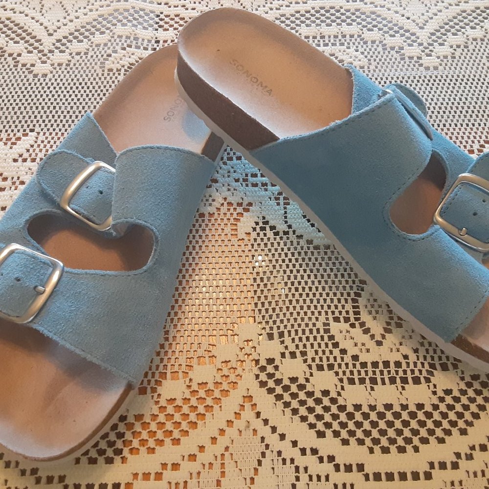 Sonoma Blue Sandals Size 8M